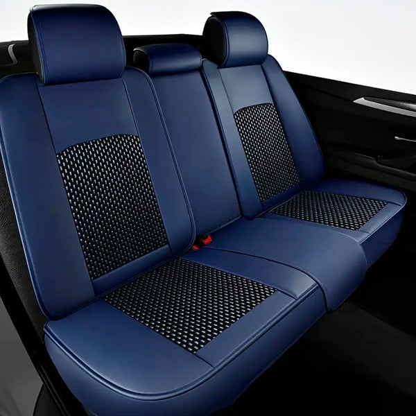 Funda Completa para Asientos de Auto en Cuero Legítimo + Juego Completo de Alfombras